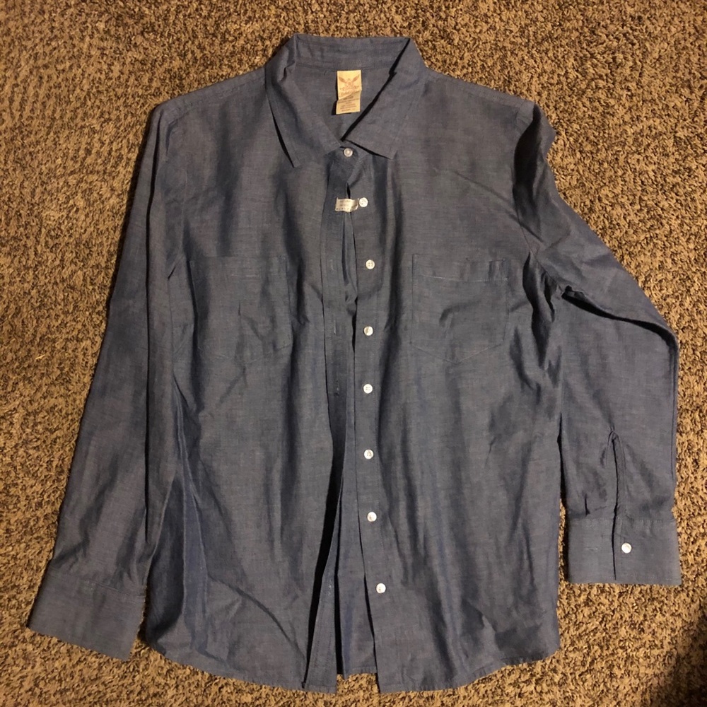 Long sleeve denim top